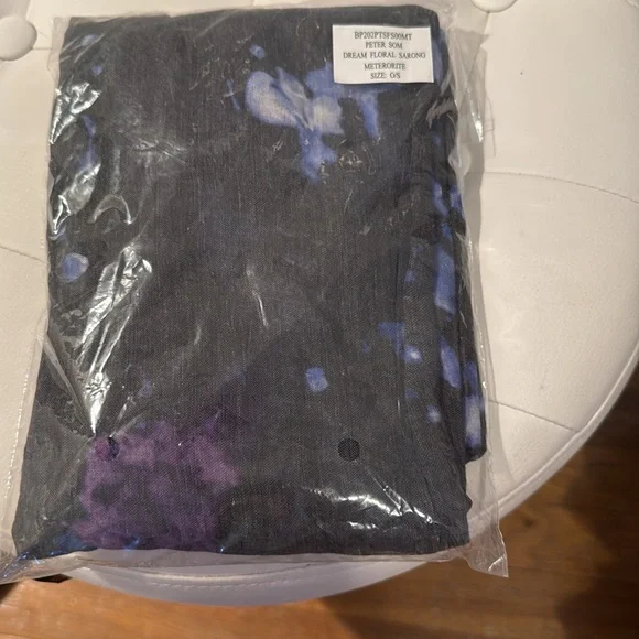 Peter Som Dream Floral Print Sarong in Meteorite Rachel Zoe Collab., NIP - Picture 2 of 3